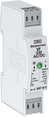 OBO Bettermann Vertr Blitzbarriere 230V AC VF230-AC/DC