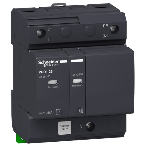Schneider Electric Kombiableiter PRD1 25R 1P+N Typ1+2 16330