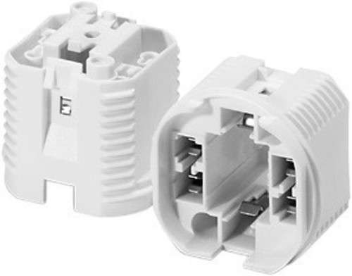 Houben Fassung G24d-2/GX24d-2 weiß f. TC-D/ TC-T 527503