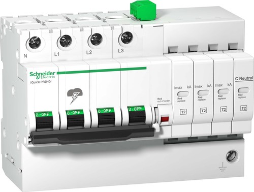 Schneider Electric Überspannungsableiter Typ2 40R 3P+N IQUICK PRD A9L16294