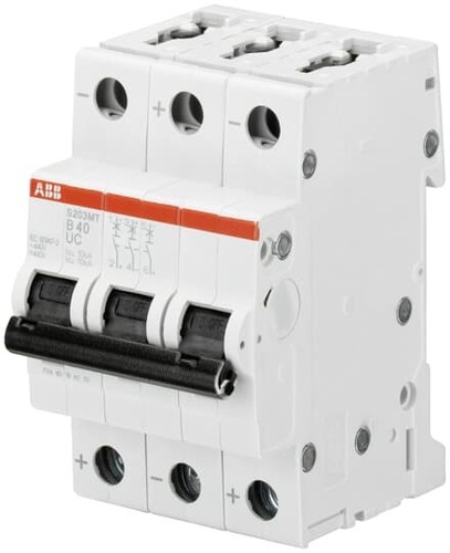 ABB Stotz S&J Sicherungsautomat 10kA 40A 3P S203MT-B40UC ABB Stotz S&J Sicherungsautomat 10kA 40A 3P S203MT-B40UC