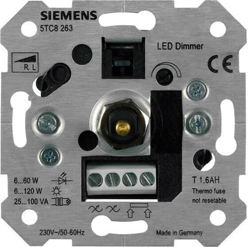 Siemens Dig.Industr. NV-Dimmer LL 6-120W mag. Trafo 5TC8263