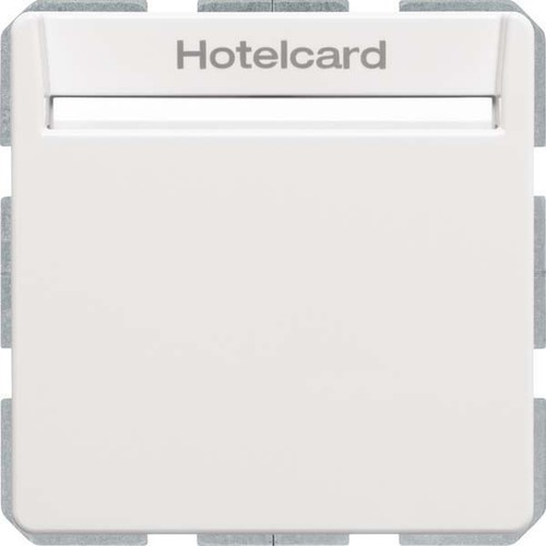 Berker Relais-Schalter Hotelcard polarweiß samt 16406099