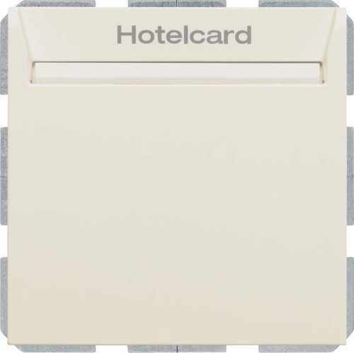 Berker Relais-Schalter Hotelcard weiß glänzend 16408992
