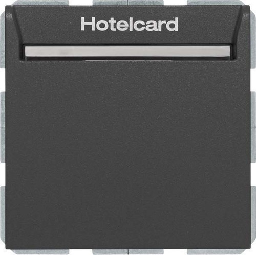 Berker Relais-Schalter Hotelcard anthrazit matt 16409906