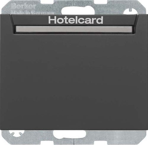 Berker Relais-Schalter Hotelcard anthrazit matt 16417116 Berker Relais-Schalter Hotelcard anthrazit matt 16417116