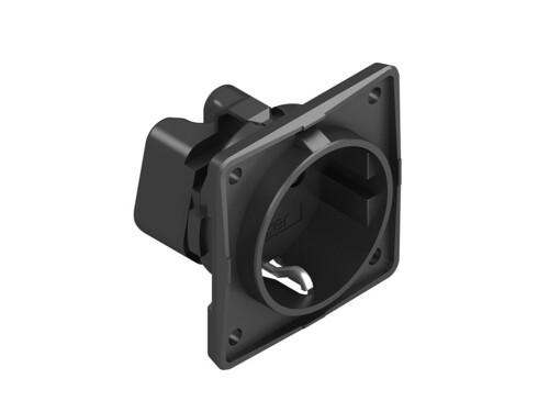 HKL Schutzkont.-Steckdose schwarz 5105.0 HKL Schutzkont.-Steckdose schwarz 5105.0