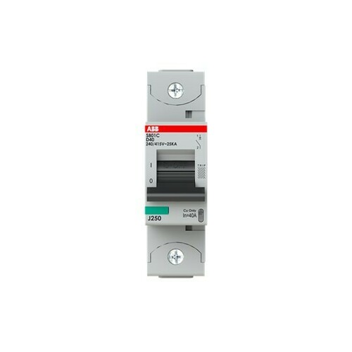 ABB Stotz S&J Hochl.-Sicherungsautomat 40AD415VAC=Icu25kA1P S801C-D40 ABB Stotz S&J Hochl.-Sicherungsautomat 40AD415VAC=Icu25kA1P S801C-D40