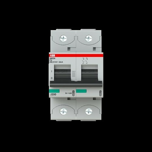 ABB Stotz S&J Hochl.-Sicherungsautomat 2P C-Charakt. 6A S802N-C6