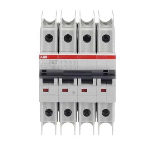 ABB Stotz S&J Sicherungsautomat 10kA 40A 4P SU204M-C40 ABB Stotz S&J Sicherungsautomat 10kA 40A 4P SU204M-C40