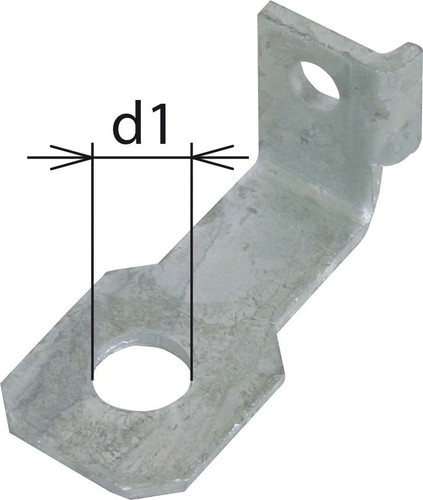 DEHN Anschlussbügel D=26mm f.M24 abgewin AB EXFS IF1 W 26