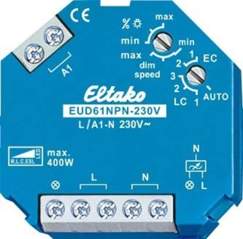 Eltako Stromstoß-Dimmschalter EUD61NPN-230V