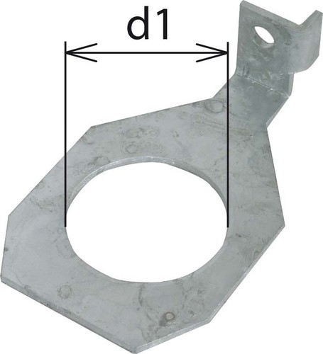 DEHN Anschlussbügel D=62mm f.M56 abgewin AB EXFS IF1 W 62