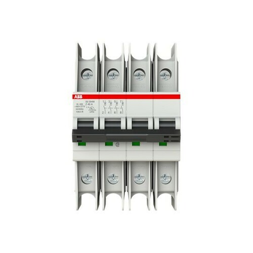 ABB Stotz S&J Sicherungsautomat 10kA 40A 4P SU204M-Z40 ABB Stotz S&J Sicherungsautomat 10kA 40A 4P SU204M-Z40