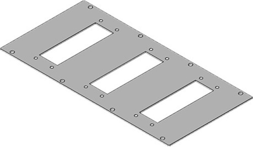Icotek Modulplatte mit Dichtung, vz MP1