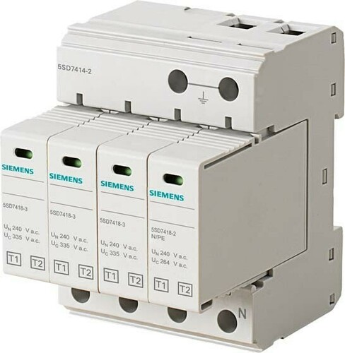 Siemens Dig.Industr. Blitzstromableiter TN-S, TT 5SD7414-2