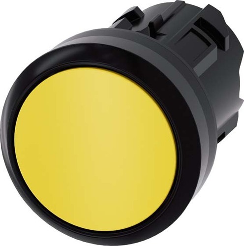 Siemens Dig.Industr. Drucktaster 22mm,rund,gelb 3SU1000-0AA30-0AA0