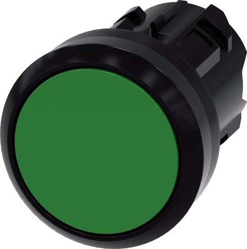 Siemens Dig.Industr. Drucktaster 22mm, rund, grün 3SU1000-0AA40-0AA0
