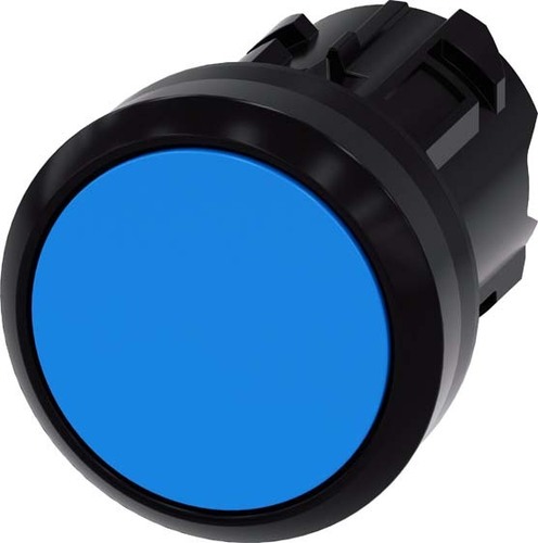 Siemens Dig.Industr. Drucktaster 22mm, rund, blau 3SU1000-0AA50-0AA0