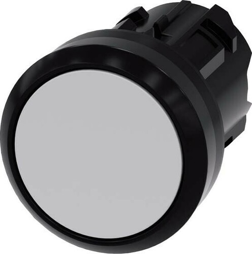 Siemens Dig.Industr. Drucktaster 22mm, rund, grau 3SU1000-0AB80-0AA0