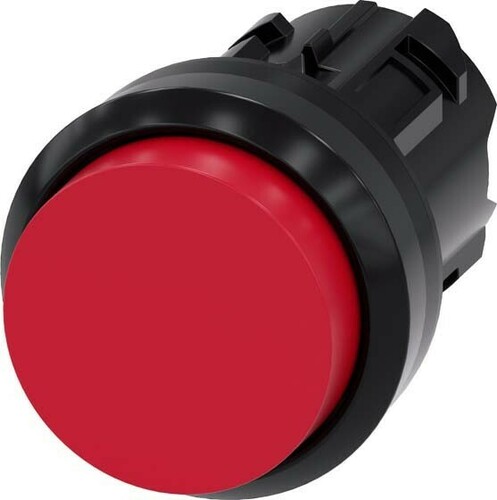 Siemens Dig.Industr. Drucktaster 22mm, rund, rot 3SU1000-0BB20-0AA0