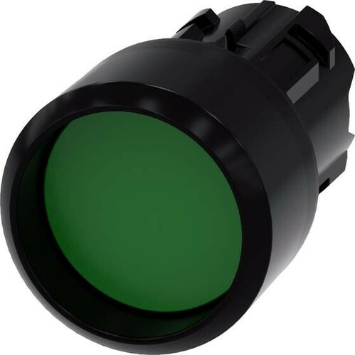 Siemens Dig.Industr. Drucktaster 22mm, rund, grün 3SU1000-0CB40-0AA0
