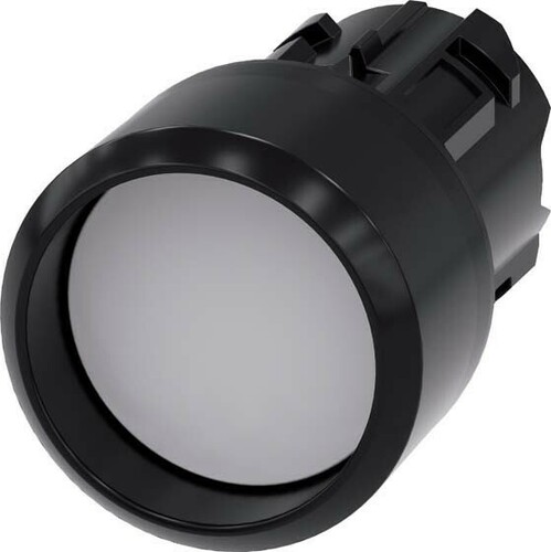 Siemens Dig.Industr. Drucktaster 22mm, rund, weiß 3SU1000-0CB60-0AA0
