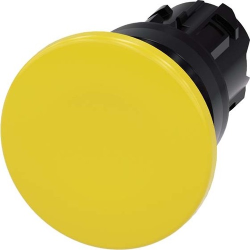 Siemens Dig.Industr. Pilzdrucktaster 22mm, rund, gelb 3SU1000-1BD30-0AA0