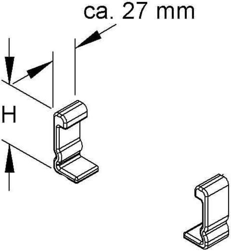 Niedax Schutzkappe paar SKK 60 (1Paar)