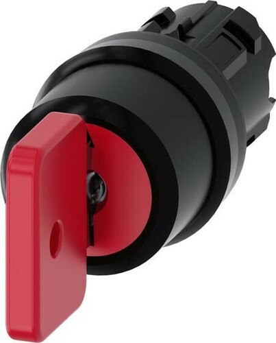 Siemens Dig.Industr. Schlüsselschalter O.m.R 22mm, rund, rot 3SU1000-4FL01-0AA0