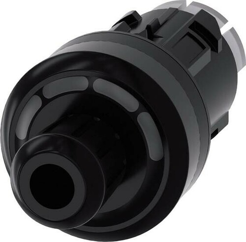 Siemens Dig.Industr. ID-Schlüsselschalter 22mm, rund, schwarz 3SU1000-4WS10-0AA0