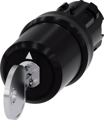 Siemens Dig.Industr. Schlüsselschalter 22mm, rund 3SU1000-5BL01-0AA0