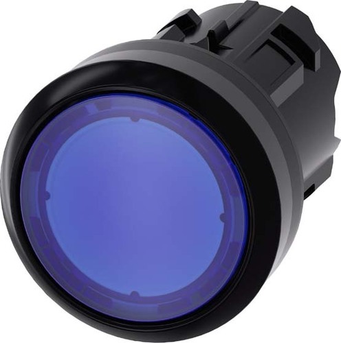 Siemens Dig.Industr. Drucktaster 22mm, rund, blau 3SU1001-0AA50-0AA0