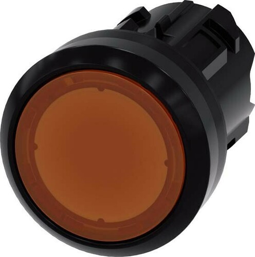 Siemens Dig.Industr. Drucktaster 22mm, rund, amber 3SU1001-0AB00-0AA0