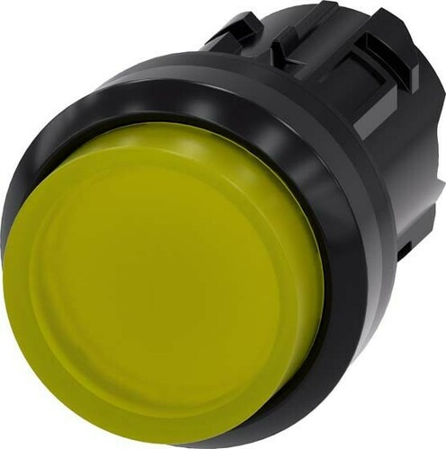 Siemens Dig.Industr. Drucktaster 22mm, rund, gelb 3SU1001-0BB30-0AA0