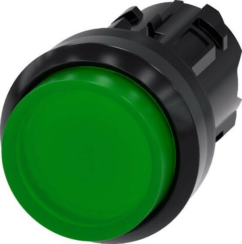 Siemens Dig.Industr. Drucktaster 22mm, rund, grün 3SU1001-0BB40-0AA0