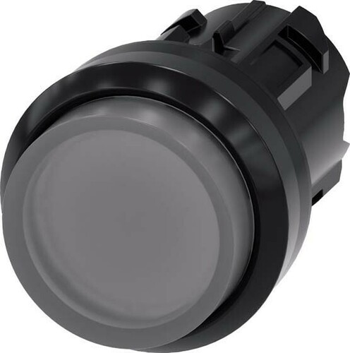 Siemens Dig.Industr. Drucktaster 22mm, rund, klar 3SU1001-0BB70-0AA0