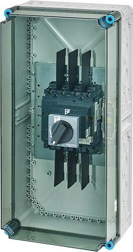 Hensel MiLasttrennschaltergehäuse 160 A, 4polig + PE Mi 7441