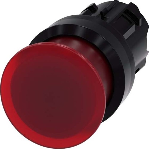 Siemens Dig.Industr. Pilzdrucktaster 22mm, rund, rot 3SU1001-1AD20-0AA0