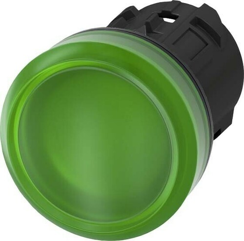 Siemens Dig.Industr. Leuchtmelder grün 22mm, rund, grün 3SU1001-6AA40-0AA0