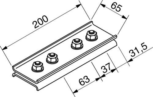 Rico Verbindungsstück 16J5-B