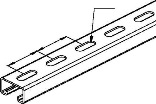 Niedax Ankerschiene 2986/3 SL