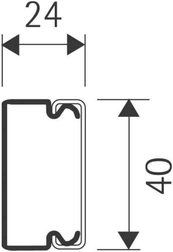 HKL Kanal gr ohne Trennwand HKL2540.1
