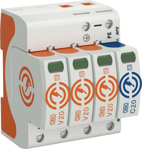 OBO Bettermann Vertr SurgeController V20 dreipolig mit NPE V20-3+NPE-280