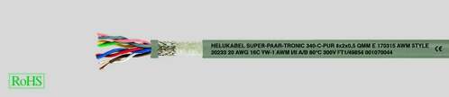 Diverse HEL SUPERT.340-C-PUR 2x2x 0,5 PUR-Schleppkette S,P,T,340CPUR2x2x0,5