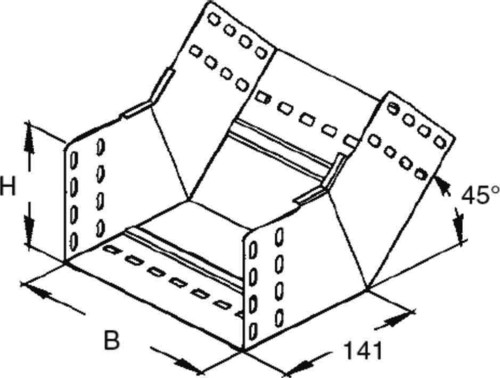 Niedax Rinnensteigbogen RSB 110.100 Niedax Rinnensteigbogen RSB 110.100