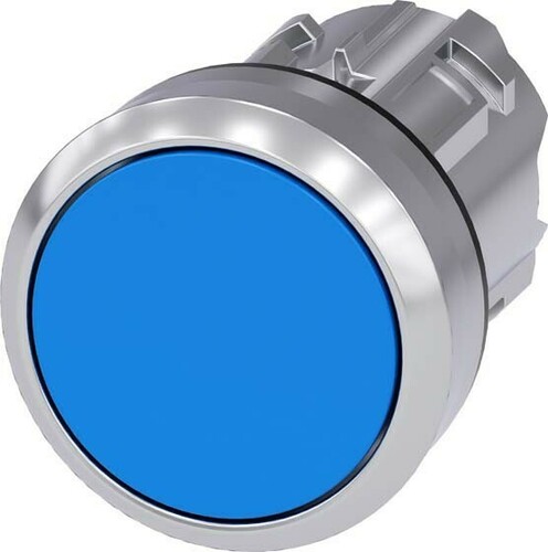 Siemens Dig.Industr. Drucktaster 22mm, rund, blau 3SU1050-0AB50-0AA0
