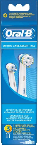ORAL-B Oral-B Aufsteckbürste Mundpflege-Zubehör EB OrthoCare Ess 3er