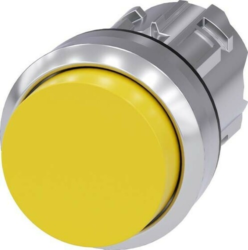 Siemens Dig.Industr. Drucktaster 22mm, rund, gelb 3SU1050-0BB30-0AA0