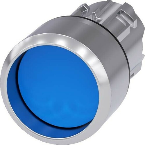 Siemens Dig.Industr. Drucktaster 22mm, rund, blau 3SU1050-0CB50-0AA0